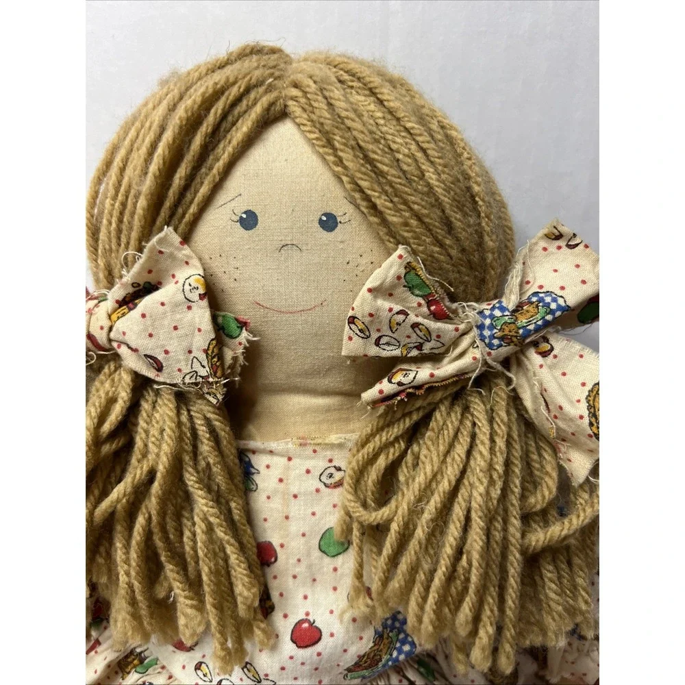 VTG Handmade Doll Rag Doll‎ Cloth Doll 18